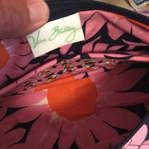 Vera Bradley Pocketbook,pink blue orange white, - Picture 6 of 12